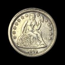 1841-O Seated Liberty Dime CLOSELY UNCIRCULATED