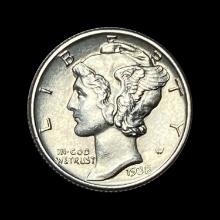 1938 Mercury Dime CHOICE BU