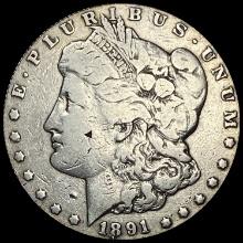1891-CC Morgan Silver Dollar NICELY CIRCULATED