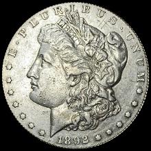 1892 Morgan Silver Dollar CLOSELY UNCIRCULATED