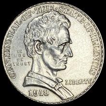 1918 Illinois Centennial Half Dollar UNCIRCULATED