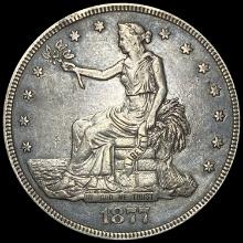 1877 Trade Dollar NEARLY UNCIRCULATED