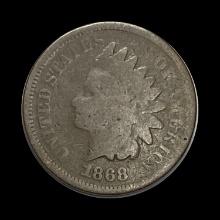 1868 Indian Head Cent NICELY CIRCULATED