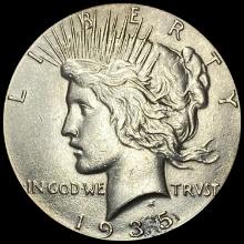 1935 Peace Dollar CLOSELY UNCIRCULATED