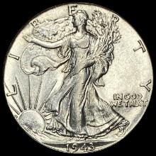 1943 Walking Liberty Half Dollar UNCIRCULATED