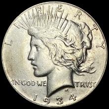 1934 Peace Dollar CLOSELY UNCIRCULATED