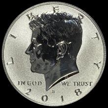 2018 Kennedy Half Dollar GEM PROOF