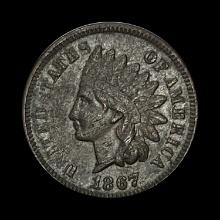1867 Indian Head Cent CLOSELY UNCIRCULATED