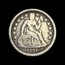 1841-O Seated Liberty Dime LIGHTLY CIRCULATED