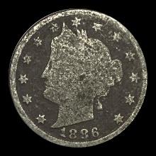 1896 Liberty Head Nickel NICELY CIRCULATED
