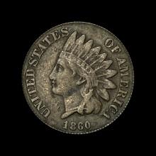 1860 Indian Head Cent LIGHTLY CIRCULATED