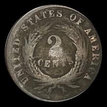 1864 Two-Cent Piece LIGHTLY CIRCULATED
