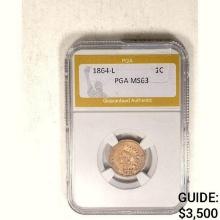 1864-L 1C PGA MS63