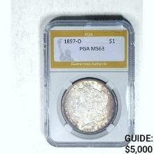 1897-O Morgan Dollar PGA MS63