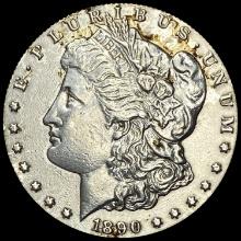 1890-CC Morgan Silver Dollar NEARLY UNCIRCULATED