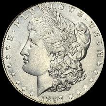 1897-S Morgan Silver Dollar CLOSELY UNCIRCULATED