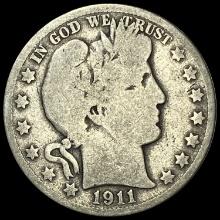 1911-D Barber Half Dollar NICELY CIRCULATED