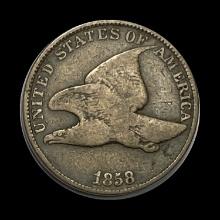 1858 Flying Eagle Cent NICELY CIRCULATED