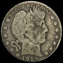 1914 Barber Half Dollar NICELY CIRCULATED