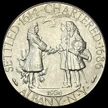 1936 Albany Charter Half Dollar UNCIRCULATED