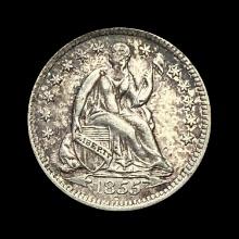 1855-O Seated Liberty Half Dime CLOSELY UNCIRCULATED