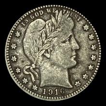 1916-D Barber Quarter LIGHTLY CIRCULATED