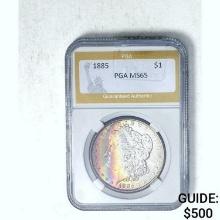 1885 Morgan Dollar PGA MS65