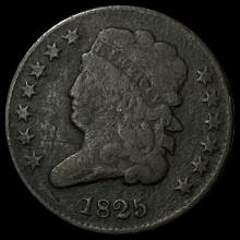 1825 Classic Head Half Cent NICELY CIRCULATED