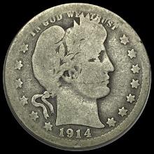 1914 Barber Quarter LIGHTLY CIRCULATED