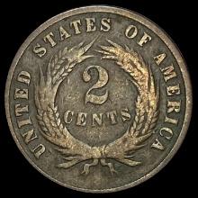 1871 Two-Cent Piece LIGHTLY CIRCULATED