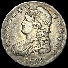 1833 Capped Bust Half Dollar LIGHTLY CIRCULATED