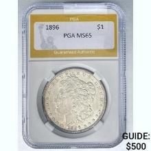 1896 Morgan Silver Dollar PGA MS65