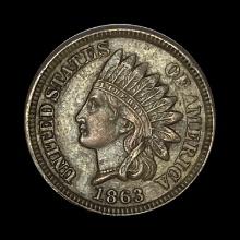 1863 Indian Head Cent CHOICE AU
