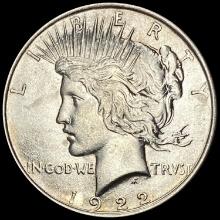 1922 Peace Silver Dollar CHOICE BU