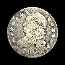 1820 Capped Bust Dime NICELY CIRCULATED