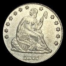1877-CC Seated Liberty Quarter CLOSELY UNCIRCULATED