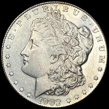 1902-S Morgan Silver Dollar CLOSELY UNCIRCULATED