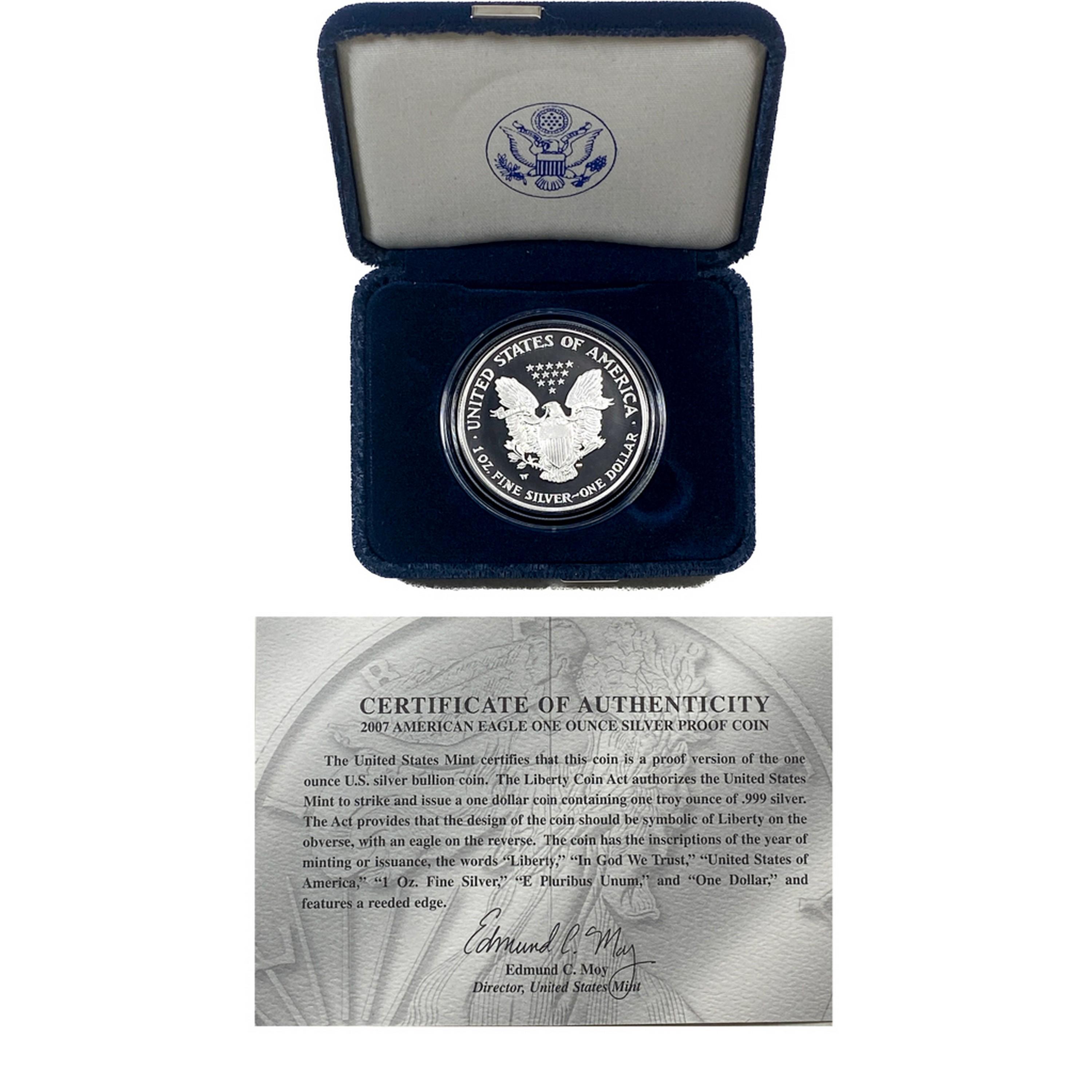 2007-W PROOF Silver Eagle