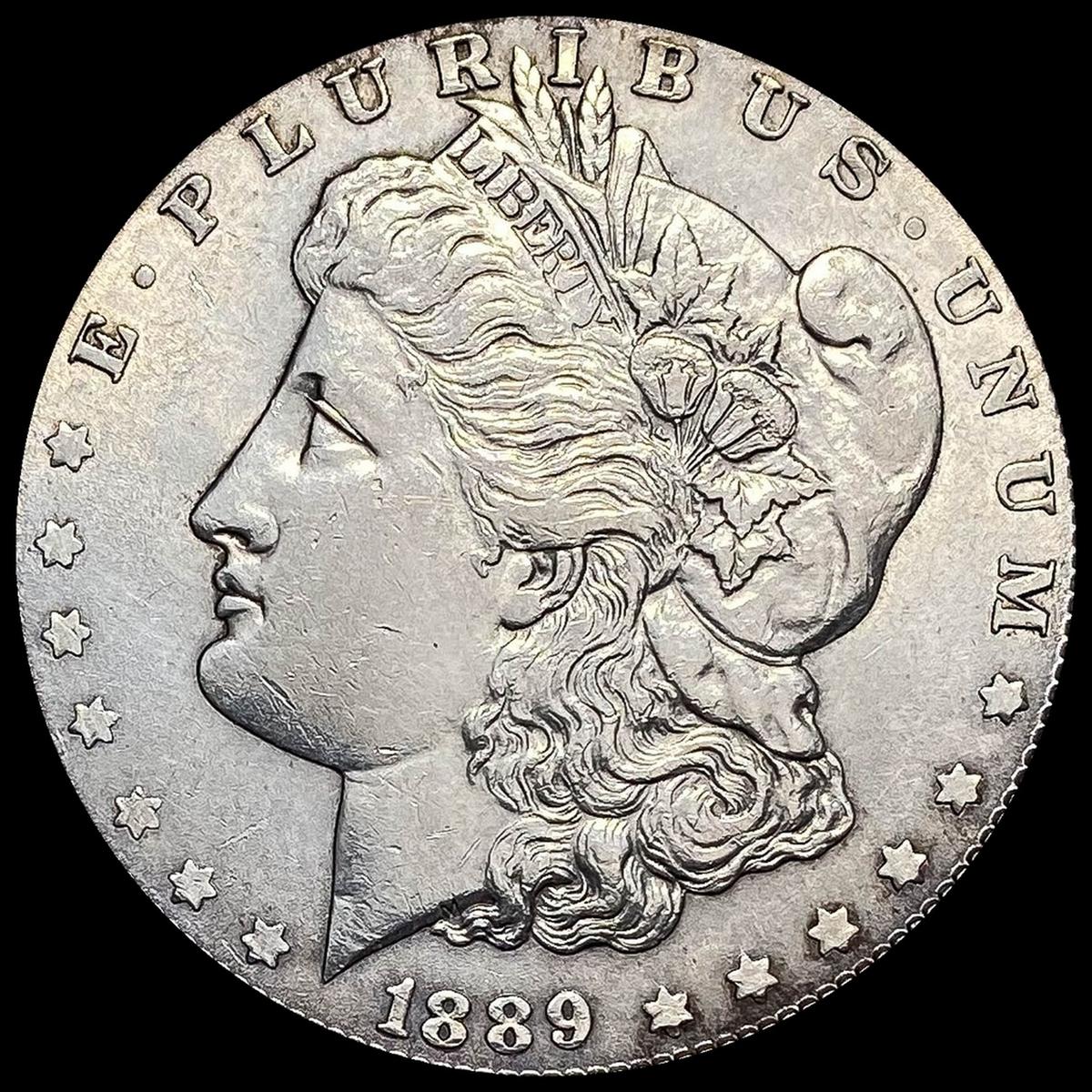 1889 Silver Morgan Dollar CLOSELY UNCIRCULATED