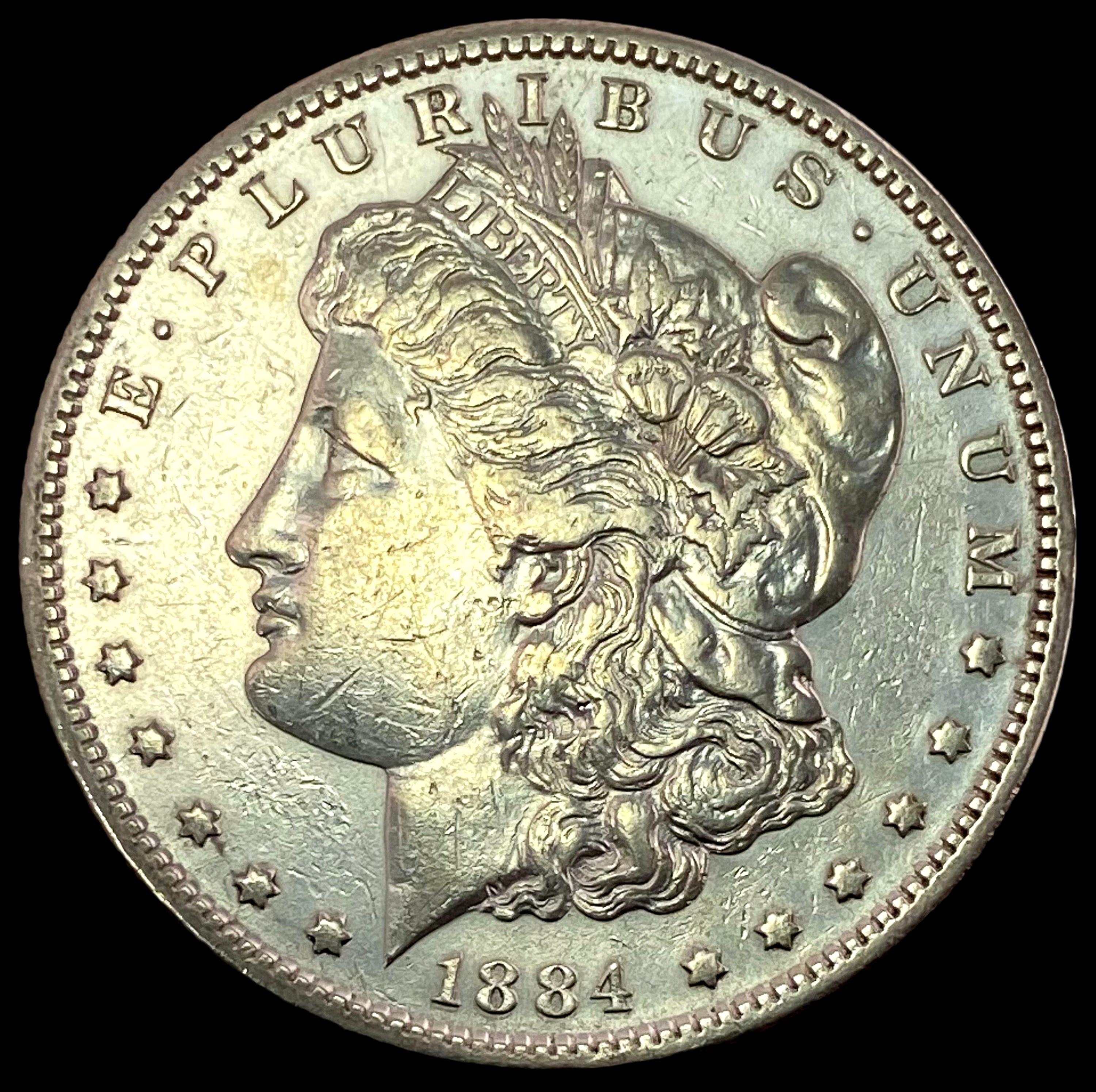 1884-S Silver Morgan Dollar CLOSELY UNCIRCULATED