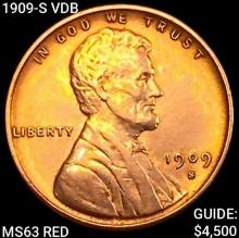 1909-S VDB Wheat Cent CHOICE BU RD
