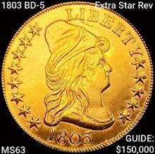 1803 BD-5 Extra Star Rev $10 Gold Eagle CHOICE BU