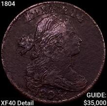 1804 Draped Bust Large Cent NEARLY UNCIRCULATED