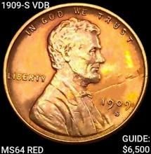 1909-S VDB Wheat Cent CHOICE BU RD