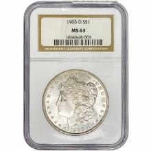 1903-O Morgan Silver Dollar NGC MS63