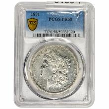 1891 Morgan Silver Dollar PCGS PR58