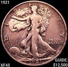 1921 Walking Liberty Half Dollar NEARLY UNCIRCULATED