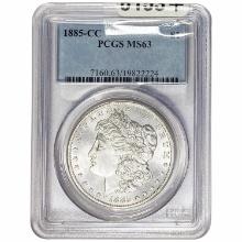 1885-CC Morgan Silver Dollar PCGS MS63