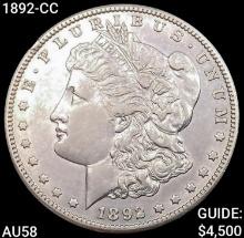 1892-CC Morgan Silver Dollar