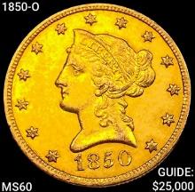 1850-O $10 Gold Eagle